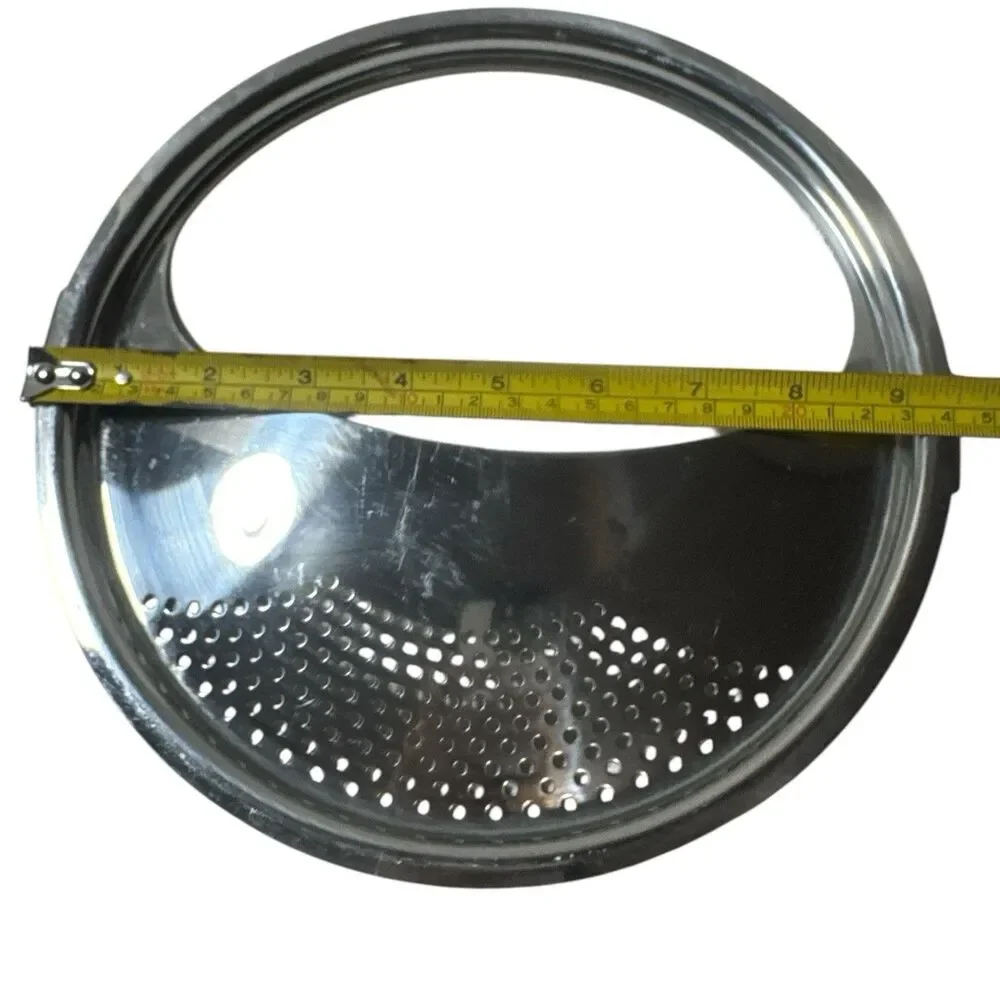 Lock and Drain Stainless Steel Strainer Insert Lids Set Of 5